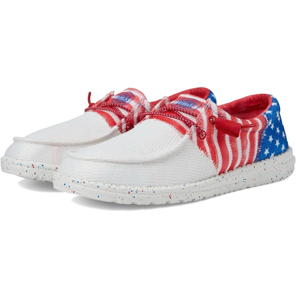 Hey Dude Women's Wendy Tri Patriotic size 9